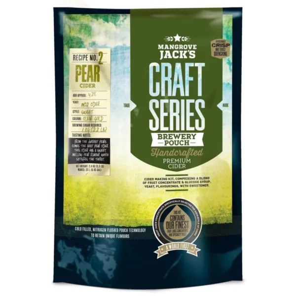 Mangrove Jack's Craft Series Pear Cider Pouch - 2.4kg