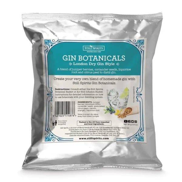 Still Spirits Gin Botanicals London dry Gin webp